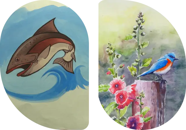 fish & bird